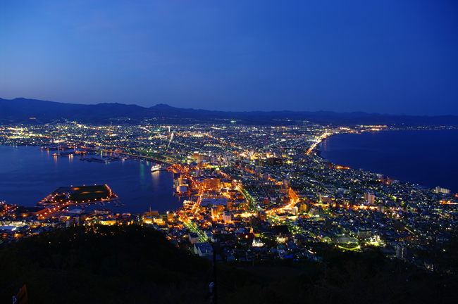 世界三大夜景 で函館の中で一番人気の観光名所 函館の夜景