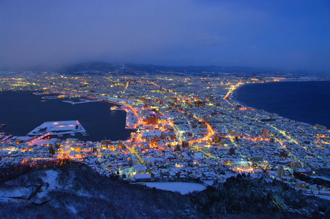 函館山の冬夜景