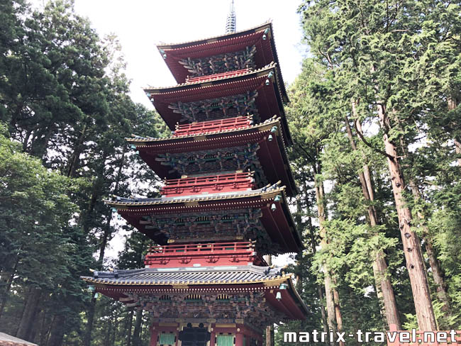 優れた耐震構造を誇る【五重塔】